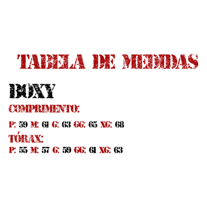 CAMISETA BOXY "FH - 01"