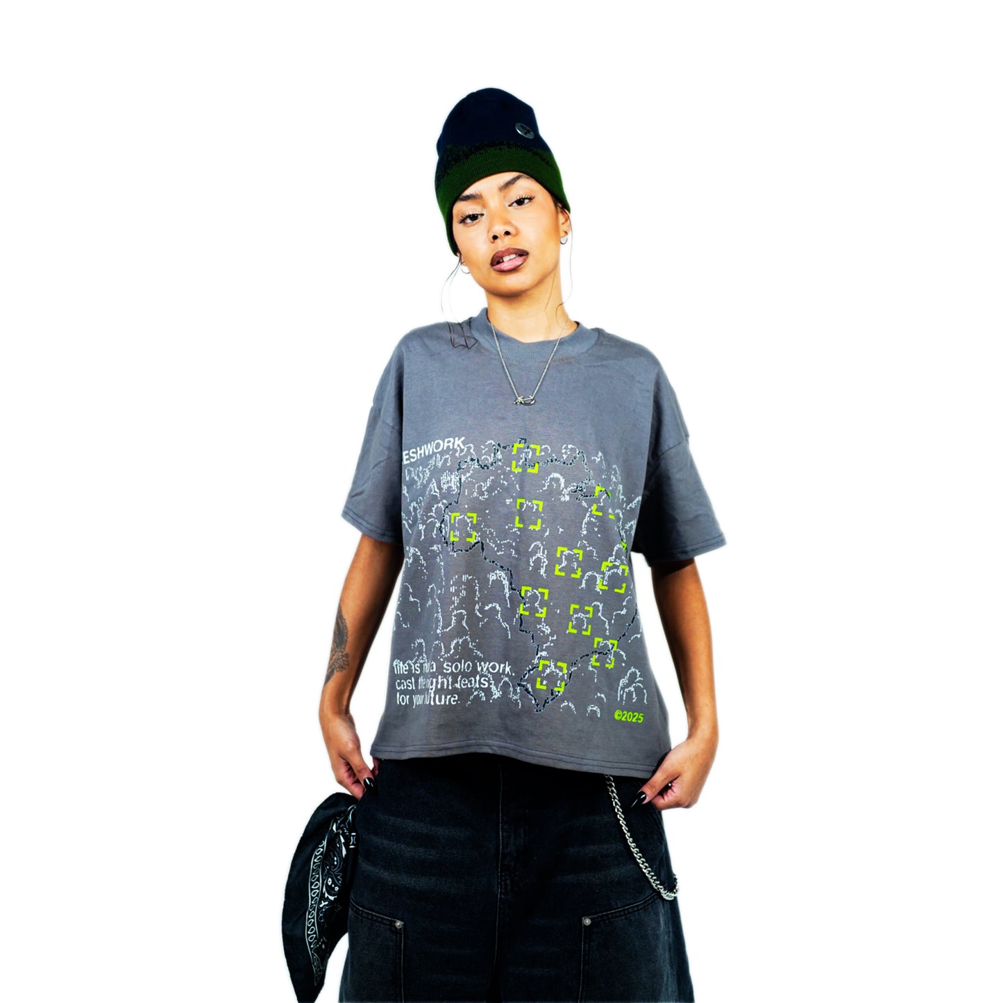 CAMISETA BOXY “TEAMWORK”