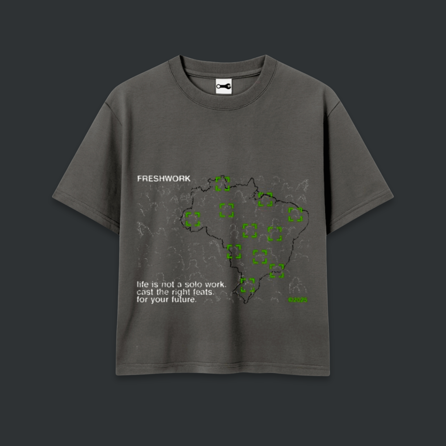 CAMISETA BOXY “TEAMWORK”