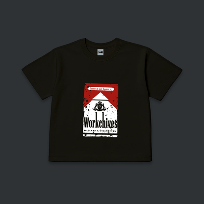 CAMISETA BOXY "POOP-UP STORE"