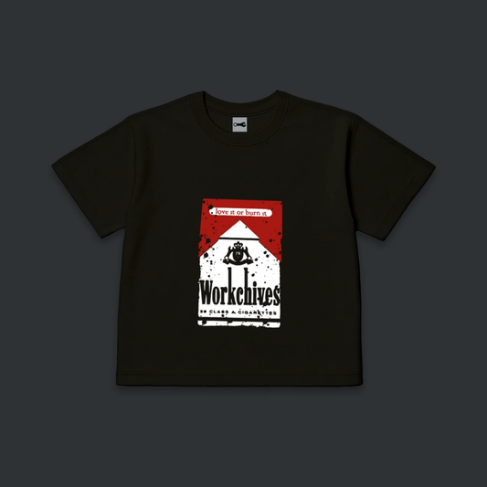 CAMISETA BOXY "POOP-UP STORE"